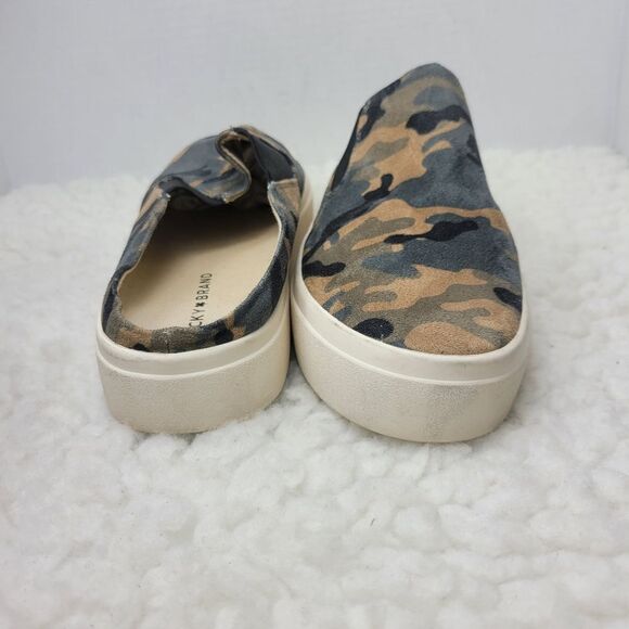 Lucky Brand Tychael Women's Slip On Mul Size  9 Green Camouflage Comfort Shoes - Picture 7 of 9